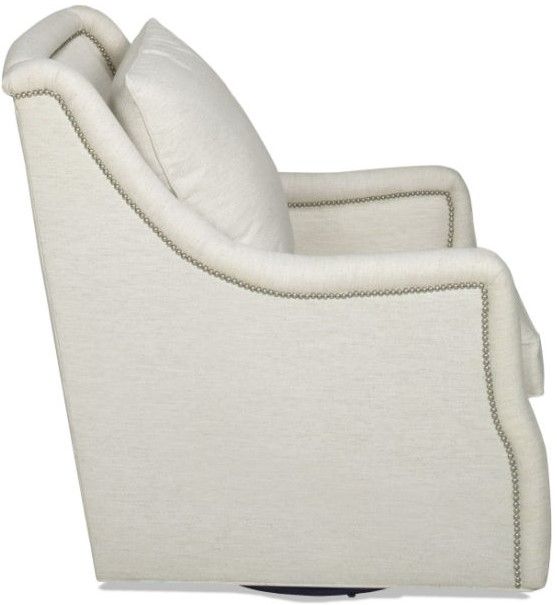 Parker Southern Marley Elise Parchment/Heirloom Swivel Chair-1