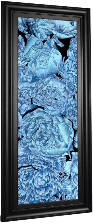 Classy Living Melissa Wang Blue Peonies Il Wall Art-3