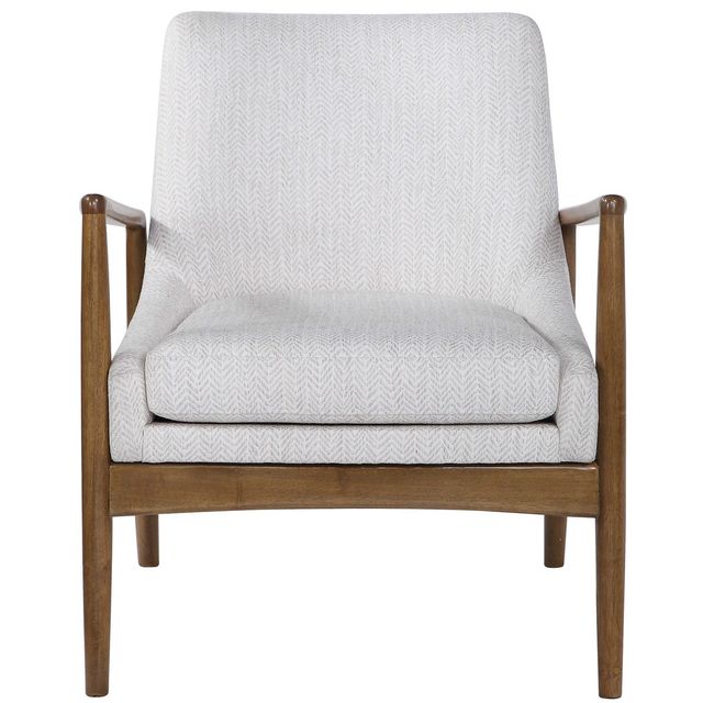 Uttermost® Bev White Accent Chair-3