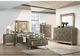 ACME Furniture Skylar Brown/Dark Champagne Twin Upholstered PaqnelBed-3