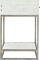 Bernhardt Highland Park Alvar Brushed White/Glazed Silver Nightstand-2