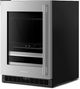KitchenAid® 24" 4.8 Cu. Ft. Black and Stainless Steel Undercounter Beverage Centre-3