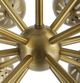 Uttermost® Droplet Gold/White Sputnik Chandelier-5