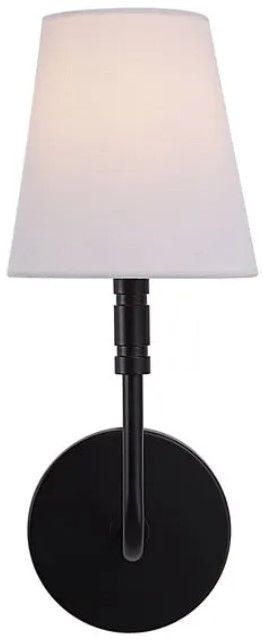 Renwil® Andi Matte Black Wall Sconce-1