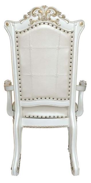 新品未使用未開封　ACME Furniture CULVER CHAIR ACME Furniture Vendom Antique Pearl Dining Arm Chair