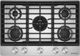 KitchenAid® 30" Stainless Steel Gas Cooktop with 5 Burners, Integrated Wok Grate and Griddle-0