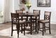 New Classic® Home Furnishings Mitchell 5-Piece Cherry Counter Height Dining Set-1