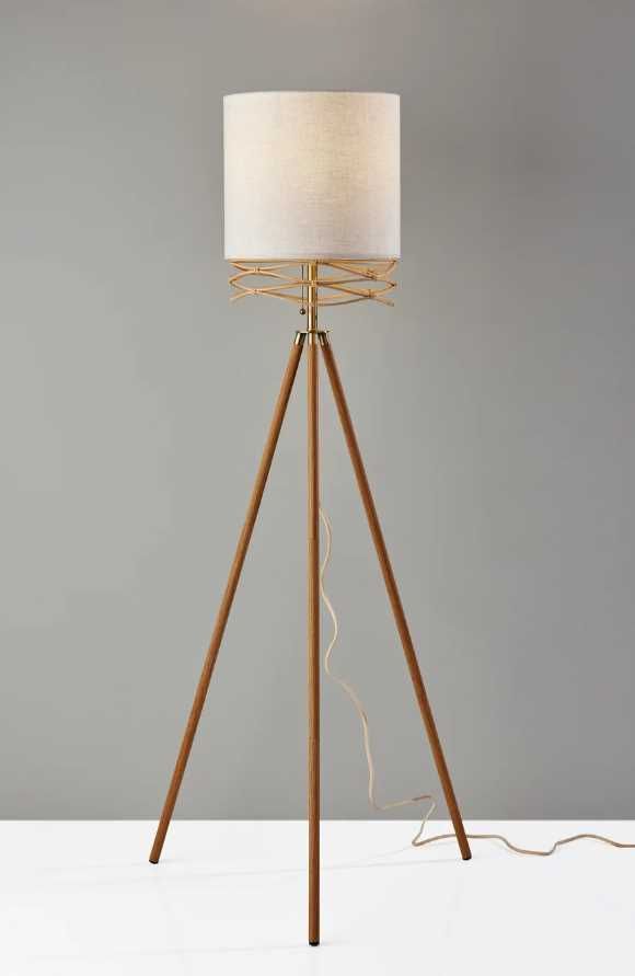 Adesso® Melanie Natural Floor Lamp-4