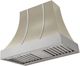 AGA Cascade 36" Fawn Wall Mounted Range Hood  with Brushed Nickel Trim-0