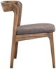 International Furniture Direct Silver Blue/Brown Dining Side Chair-2