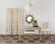 Currey & Company Circe White Muslin Ottoman-4