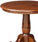 John Thomas Furniture® Dining Essentials Espresso Table Top woth Espresso Pedestal Base-1