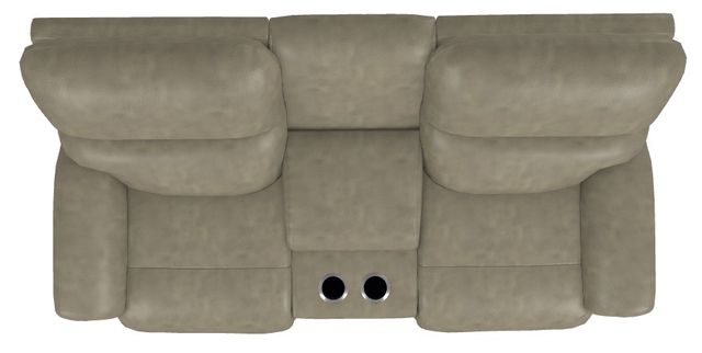 La-Z-Boy® Brooks Charcoal Manual Reclining Loveseat with Console-4