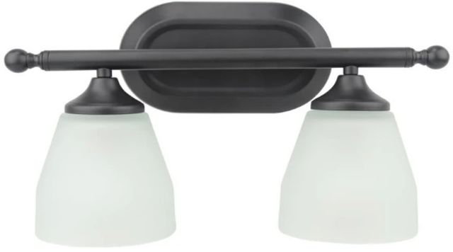 YHD Flat Black 2-Light Vanity Lighting-0