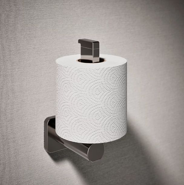 KOHLER® Parallel® Vibrant Titanium Vertical Toilet Paper Holder-1