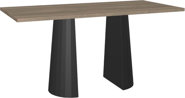 Amisco Customizable Gemma Solid Birch 84'' Bar Height Table-0
