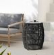 Armen Living Emory Charcoal Outdoor End Table-3