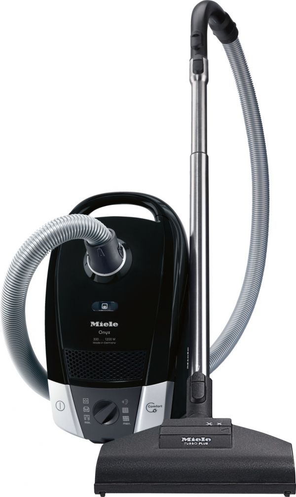 Miele Vacuum Compact C2 Series Onyx Canister Vacuum-Obsidian Black-0