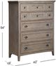 Magnussen Home® Paxton Place Dovetail Gray Chest-1