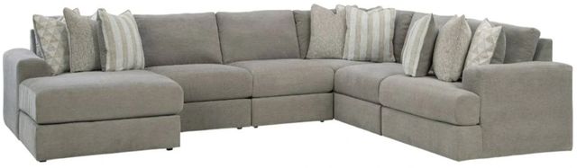 Signature Design by Ashley® Avaliyah 6-Piece Ash Left-Arm Facing Sectional and Chaise-0
