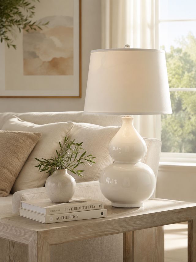 Signature Design by Ashley® Saffi Cream Table Lamp-3