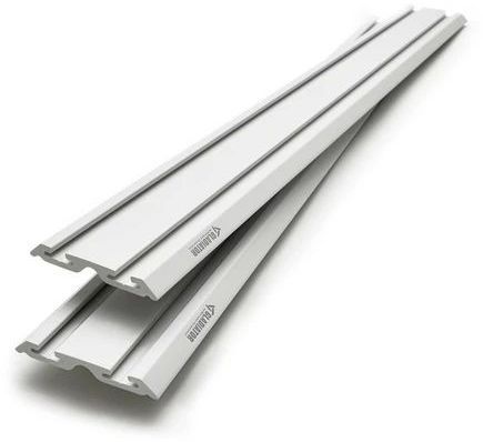 Gladiator® 2 Pack 4' Wide Grey GearTrack® Channels 