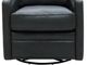 Leather Italia™ Georgetowne Turner Forest Green Swivel Glider Chair-2