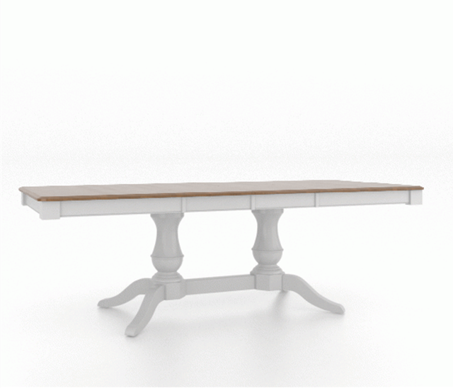 Canadel Customizable Gourmet 96" VS Base Dining Table with Two Removable Leaf's-3