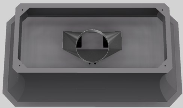 Vent-A-Hood® Designer Series 54" Gunsmoke Island Range Hood-1