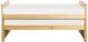 Mazin Furniture Bartly Natural Pine Twin/Twin Daybed-2