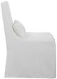 Uttermost® Coley White Armless Chair-4
