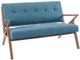 Olliix by INK+IVY Blue Rocket Loveseat-2
