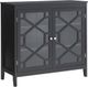 Linon Fetti Black Large Cabinet-0