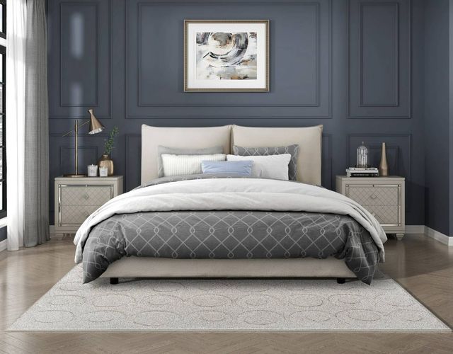 Homelegance® Linna Beige Full Platform Bed-1