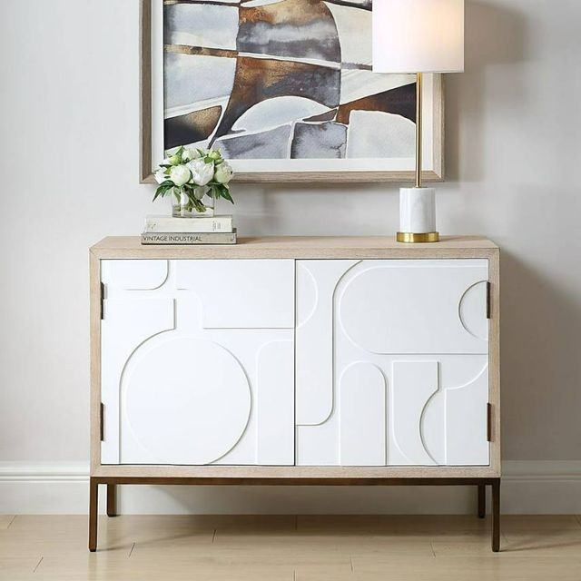 Uttermost® Weimar Cream/Natural Cabinet-1