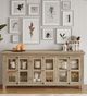 Jofran Inc. Rustic Shores Watch Hill Weathered Gray 4-Door Accent Cabinet-1
