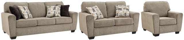Benchcraft® McCluer 3-Piece Mocha Living Room Set-0