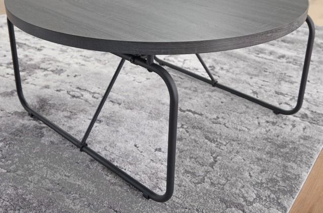 Signature Design by Ashley® Garvine 3-Piece Charcoal Gray Occasional Table Set-3