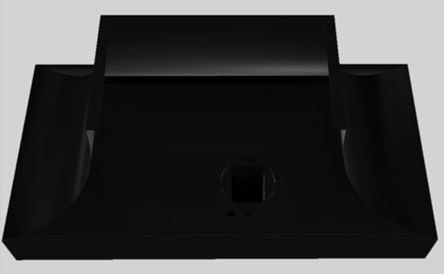 Vent-A-Hood® Designer Series 48" Black Wall Mounted Range Hood-3