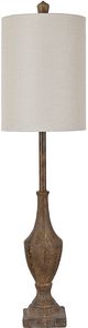 Crestview Collection Rustic Finial Rustic Cast Iron Buffet Lamp-0
