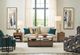 Hammary® Gibbs Manhattan Rectangular Coffee Table with Black Base-1