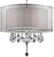 Furniture of America® Lila Silver Ceiling Lamp-0