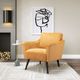 Zuo® Modern Bastille Yellow Accent Chair-4