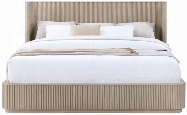 ACME Furniture Leanna Light Oak Eastern King Panel Bed-3