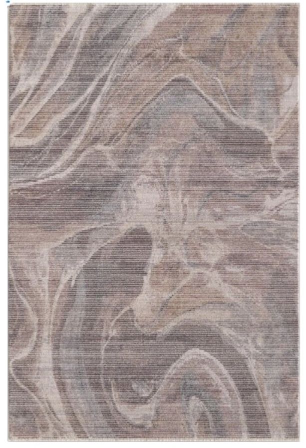 KAS Rugs Adele Blush Gray Marble 5'x8' Area Rug-0