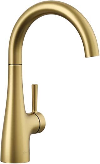 KOHLER® Vibrant Brushed Moderne Brass Transitional Beverage Faucet-0