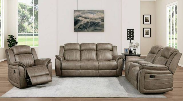 Homelegance® Centeroak Sandy Brown Manual Recliner-1