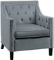 Mazin Furniture Grazioso Dark Gray Accent Chair-1