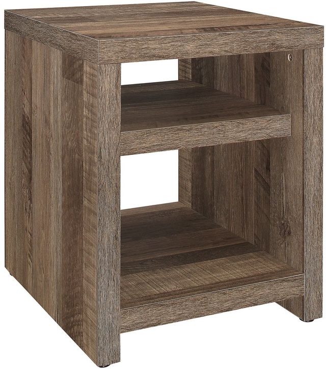 Mazin Furniture Danio Natural Wood End Table-1