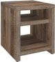 Mazin Furniture Danio Natural Wood End Table-1